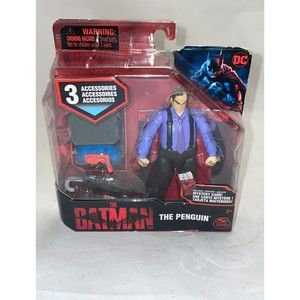 DC Comics The Batman Movie 2022 4" Action Figure The Penguin By Spin Master NIB
